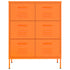 Lady Jillian -  Drawer Cabinet Orange 80x35x101,5 cm Steel